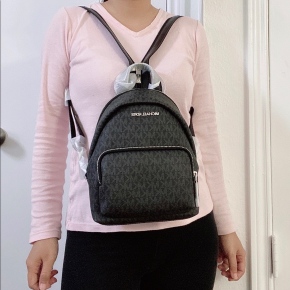 Michael Kors Erin Mini Backpack Black - Picture 8 of 8